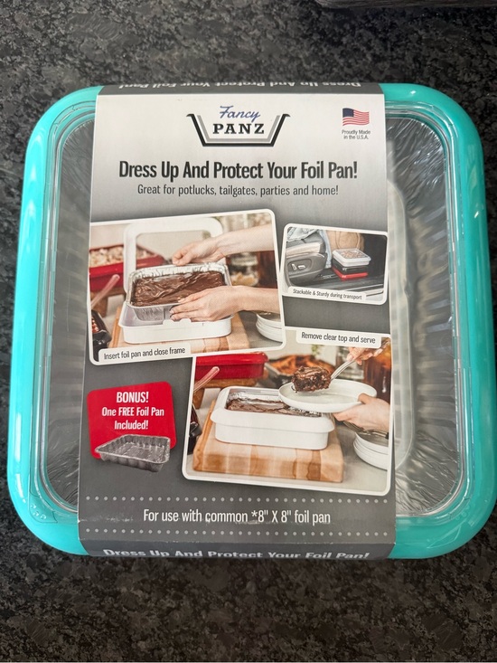 Other - Teal Foil Pan Cover - Protect & Serve